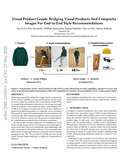 Visual Product Graph: Bridging Visual Products And Composite Images For End-to-End Style Recommendations