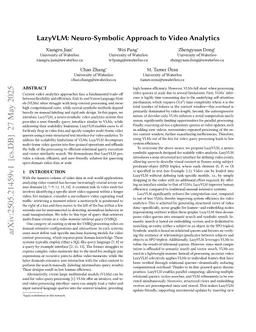 LazyVLM: Neuro-Symbolic Approach to Video Analytics