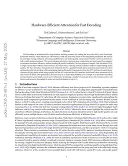 Hardware-Efficient Attention for Fast Decoding