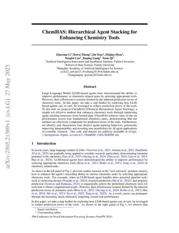 ChemHAS: Hierarchical Agent Stacking for Enhancing Chemistry Tools
