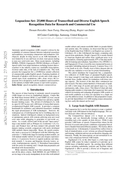 Loquacious Set: 25,000 Hours of Transcribed and Diverse English Speech Recognition Data for Research and Commercial Use