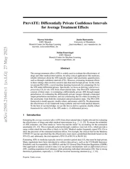 PrivATE: Differentially Private Confidence Intervals for Average Treatment Effects