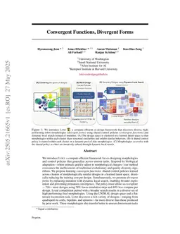 Convergent Functions, Divergent Forms
