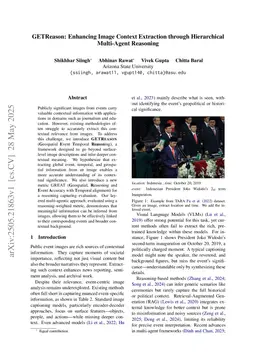 GETReason: Enhancing Image Context Extraction through Hierarchical Multi-Agent Reasoning