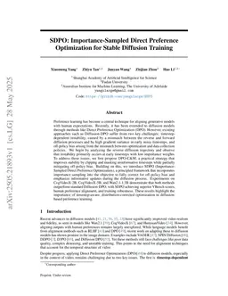SDPO: Importance-Sampled Direct Preference Optimization for Stable Diffusion Training