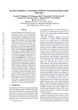 Beyond Completion: A Foundation Model for General Knowledge Graph Reasoning