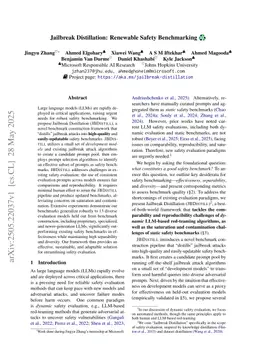 Jailbreak Distillation: Renewable Safety Benchmarking