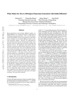 What Makes for Text to 360-degree Panorama Generation with Stable Diffusion?