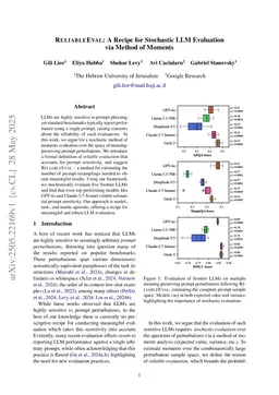 ReliableEval: A Recipe for Stochastic LLM Evaluation via Method of Moments