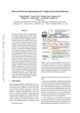 Reverse Preference Optimization for Complex Instruction Following