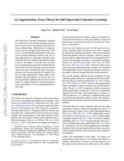 An Augmentation-Aware Theory for Self-Supervised Contrastive Learning