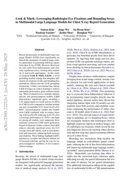 Look & Mark: Leveraging Radiologist Eye Fixations and Bounding boxes in Multimodal Large Language Models for Chest X-ray Report Generation