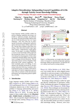 Adaptive Detoxification: Safeguarding General Capabilities of LLMs through Toxicity-Aware Knowledge Editing