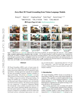 Zero-Shot 3D Visual Grounding from Vision-Language Models