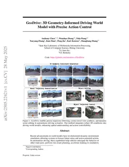 GeoDrive: 3D Geometry-Informed Driving World Model with Precise Action Control