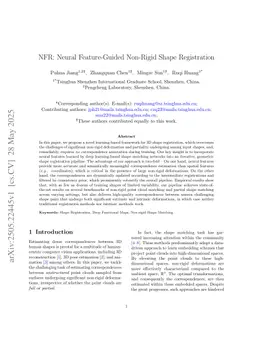 NFR: Neural Feature-Guided Non-Rigid Shape Registration