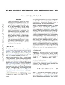 Inference-Time Scaling of Discrete Diffusion Models via Importance Weighting and Optimal Proposal Design