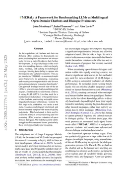 MEDAL: A Framework for Benchmarking LLMs as Multilingual Open-Domain Dialogue Evaluators