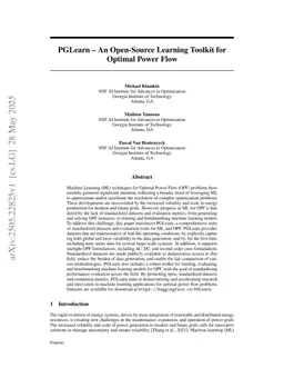 PGLearn -- An Open-Source Learning Toolkit for Optimal Power Flow