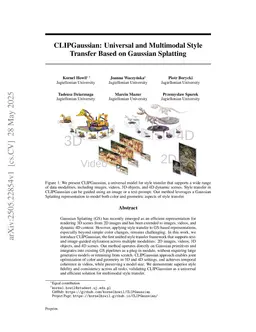 CLIPGaussian: Universal and Multimodal Style Transfer Based on Gaussian Splatting