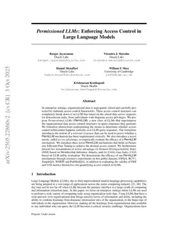 Permissioned LLMs: Enforcing Access Control in Large Language Models