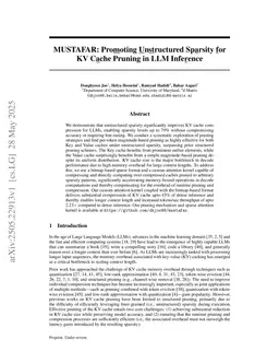 Mustafar: Promoting Unstructured Sparsity for KV Cache Pruning in LLM Inference
