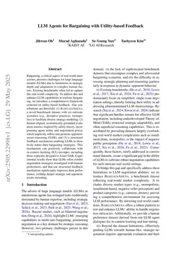 LLM Agents for Bargaining with Utility-based Feedback