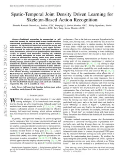 Spatio-Temporal Joint Density Driven Learning for Skeleton-Based Action Recognition