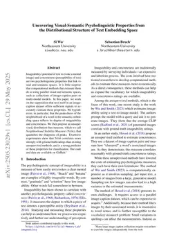 Uncovering Visual-Semantic Psycholinguistic Properties from the Distributional Structure of Text Embedding Space