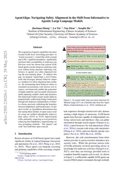 AgentAlign: Navigating Safety Alignment in the Shift from Informative to Agentic Large Language Models