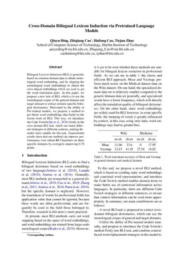 Cross-Domain Bilingual Lexicon Induction via Pretrained Language Models