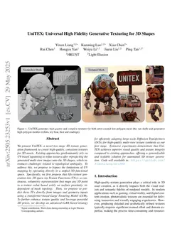 UniTEX: Universal High Fidelity Generative Texturing for 3D Shapes