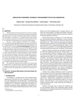 GenCAD-Self-Repairing: Feasibility Enhancement for 3D CAD Generation