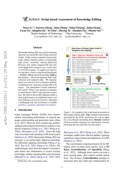 ScEdit: Script-based Assessment of Knowledge Editing