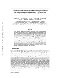 Afterburner: Reinforcement Learning Facilitates Self-Improving Code Efficiency Optimization