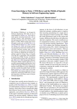 From Knowledge to Noise: CTIM-Rover and the Pitfalls of Episodic Memory in Software Engineering Agents