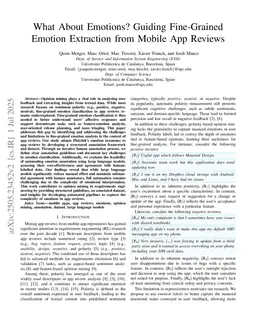 What About Emotions? Guiding Fine-Grained Emotion Extraction from Mobile App Reviews