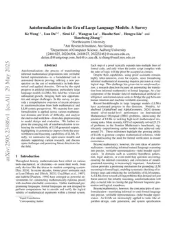 Autoformalization in the Era of Large Language Models: A Survey