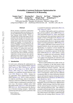 Probability-Consistent Preference Optimization for Enhanced LLM Reasoning