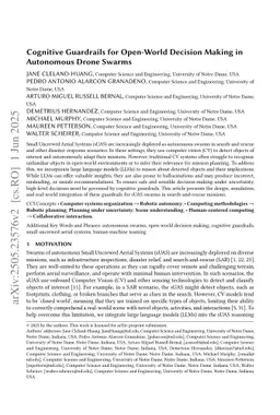 Cognitive Guardrails for Open-World Decision Making in Autonomous Drone Swarms