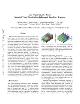 One Trajectory, One Token: Grounded Video Tokenization via Panoptic Sub-object Trajectory