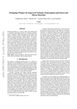 Prompting Whisper for Improved Verbatim Transcription and End-to-end Miscue Detection