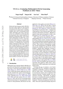 VF-Eval: Evaluating Multimodal LLMs for Generating Feedback on AIGC Videos