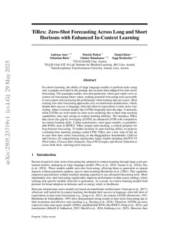 TiRex: Zero-Shot Forecasting Across Long and Short Horizons with Enhanced In-Context Learning