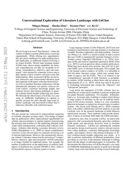 Conversational Exploration of Literature Landscape with LitChat