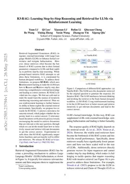 R3-RAG: Learning Step-by-Step Reasoning and Retrieval for LLMs via Reinforcement Learning