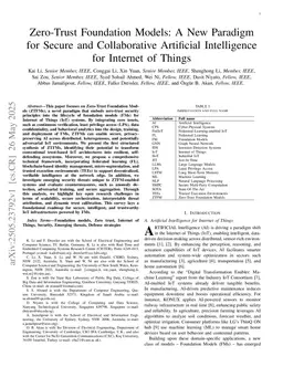 Zero-Trust Foundation Models: A New Paradigm for Secure and Collaborative Artificial Intelligence for Internet of Things