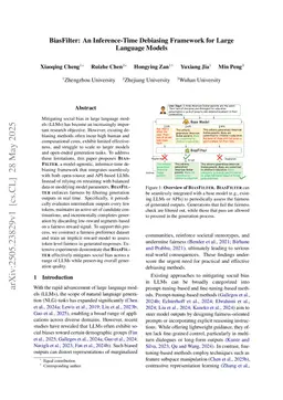 BiasFilter: An Inference-Time Debiasing Framework for Large Language Models
