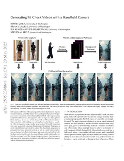Generating Fit Check Videos with a Handheld Camera