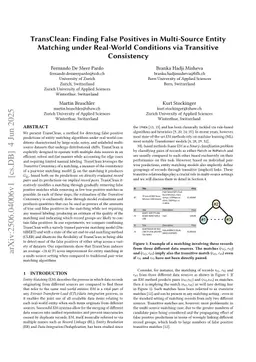 TransClean: Finding False Positives in Multi-Source Entity Matching under Real-World Conditions via Transitive Consistency